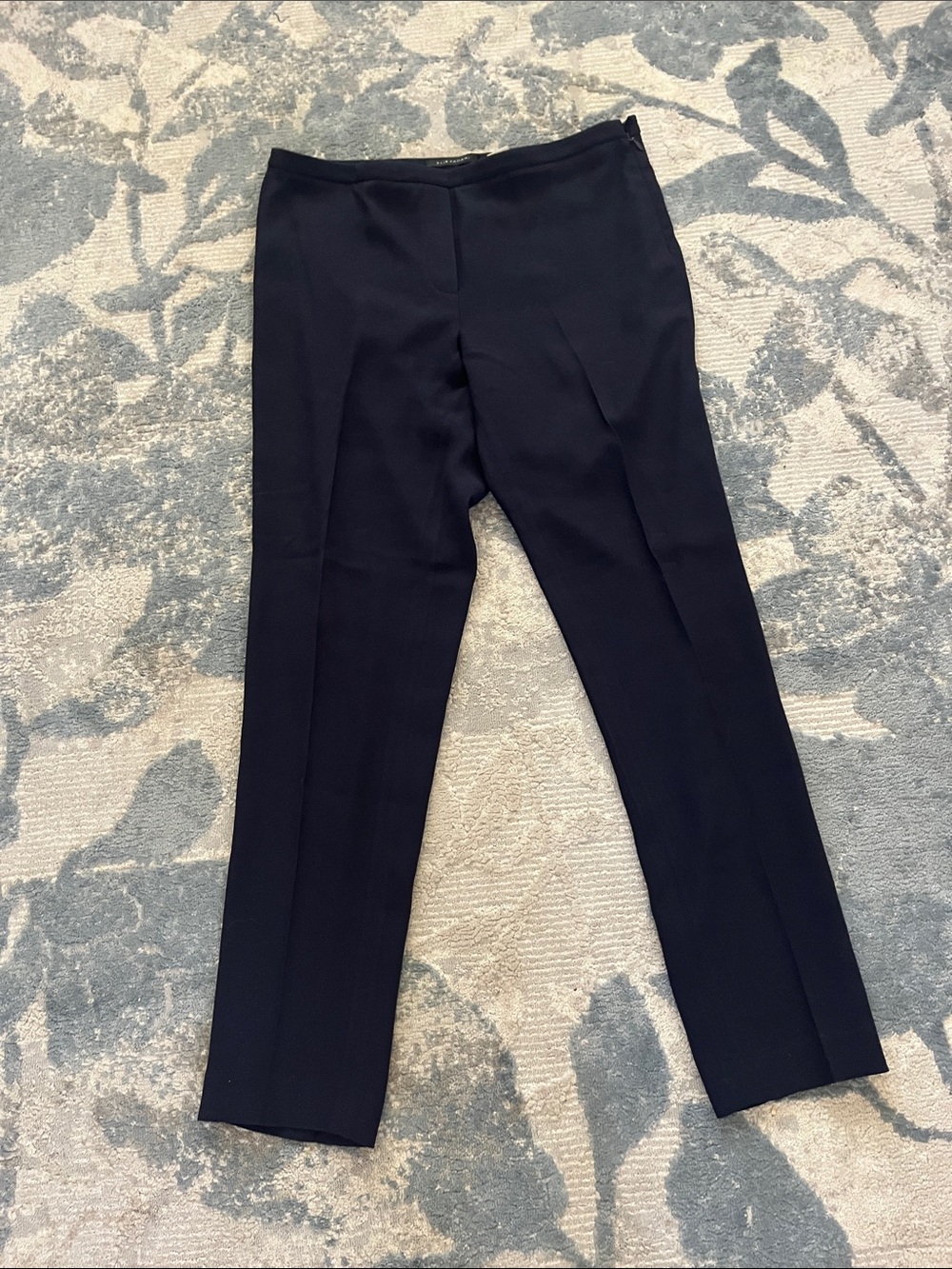 Elie Tahari Black Straight-Leg Dress Pants